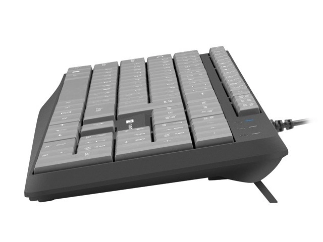 Clavier Natec Nautilus US Slim 1.8m noir-gris