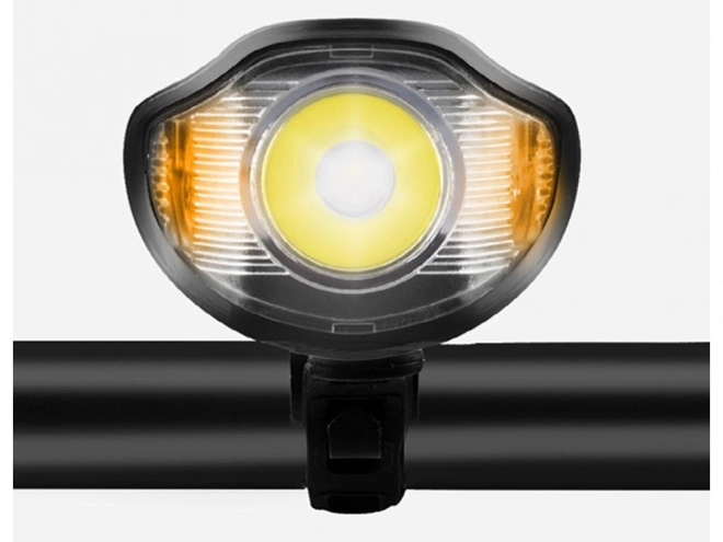 Lumière cycliste multifonction 3 en 1 avec LED, compteur de km et klaxon
