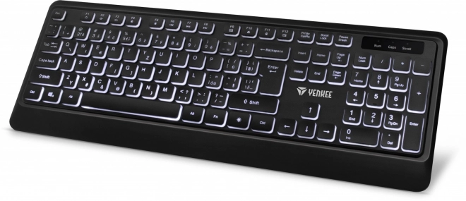 Clavier USB rétroéclairé silencieux avec touches à profil bas