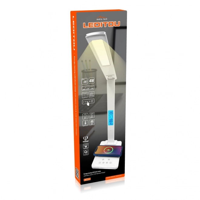 Lampe de bureau LED avec charge sans fil