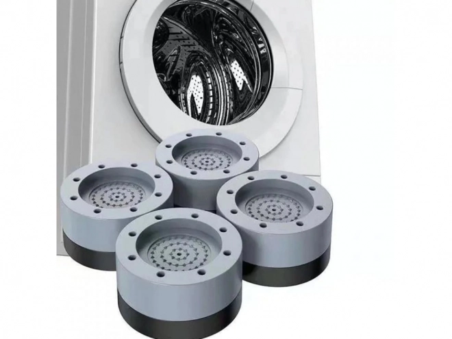 Pieds antivibrations sous appareils - 4 pièces