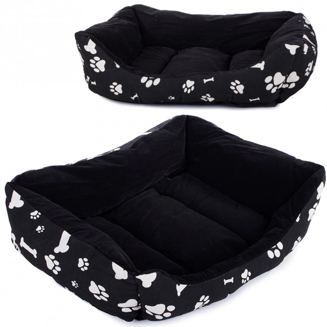 Lit de luxe pour chiens et chats avec coussin XL