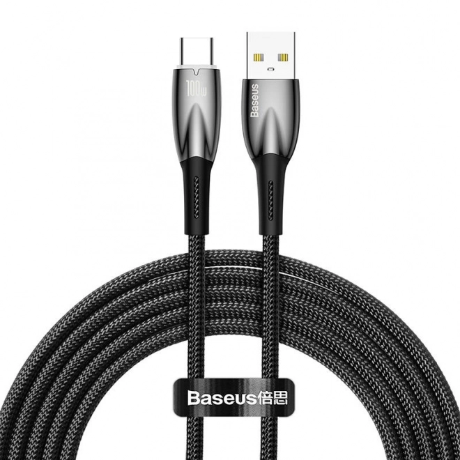Câble USB-C Baseus Glimmer 100 W, 2m noir