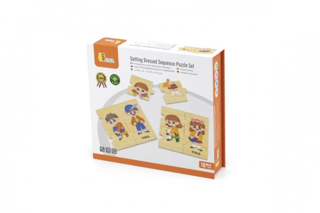 Puzzle en bois habillage