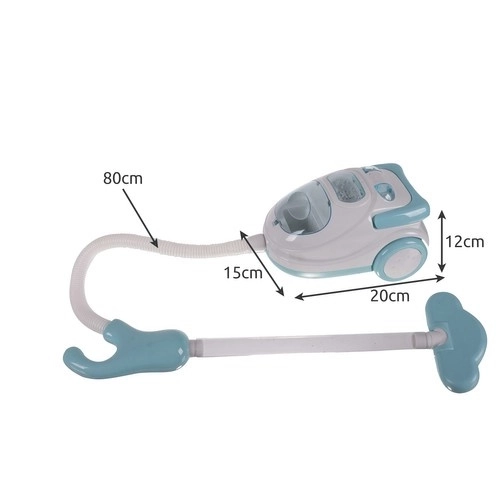 Aspirateur pour enfants avec sons et lumière Kruzzel bleu