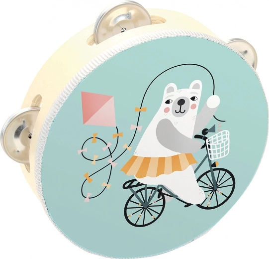Tambourin ourson pour un rythme joyeux