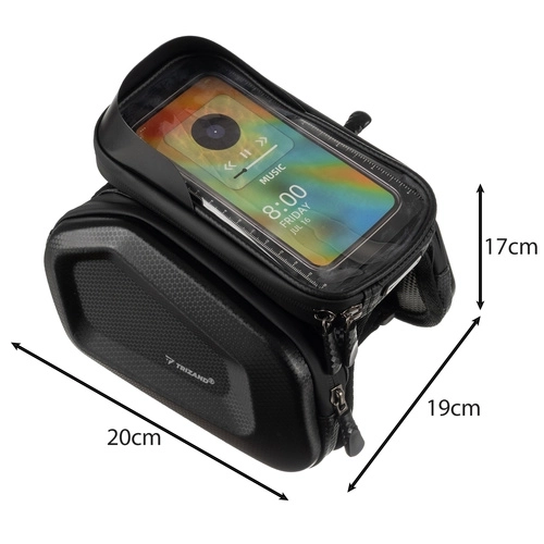 Sacoche de cyclisme pour téléphone avec étui étanche et pare-soleil