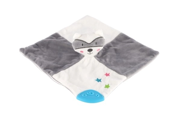 Raton Laveur en Peluche Dormeur avec Hochet 20x20 cm