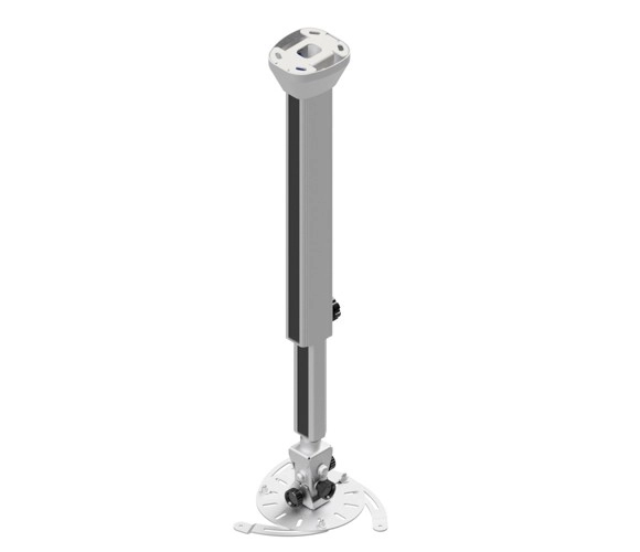Support plafond pour projecteur PMV100 blanc 30 kg