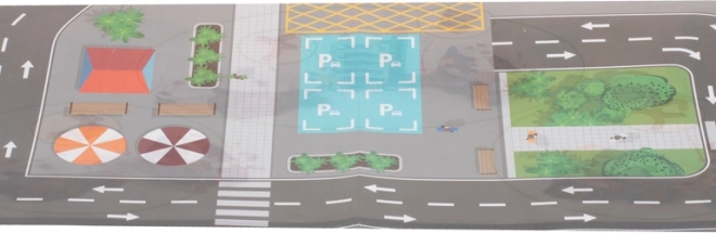 Tapis de jeu avec ville inclus