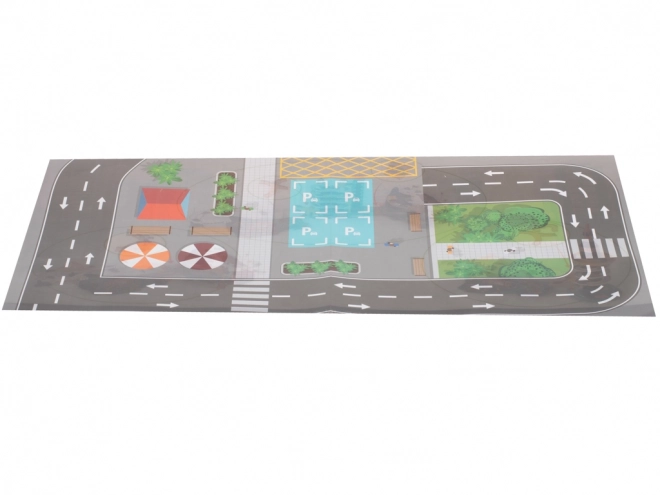 KIK Parking à étages 5 niveaux, ascenseur électrique + tapis + 8 voitures