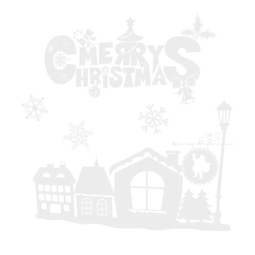 Ruhhy Autocollants de Noël pour fenêtre 22305