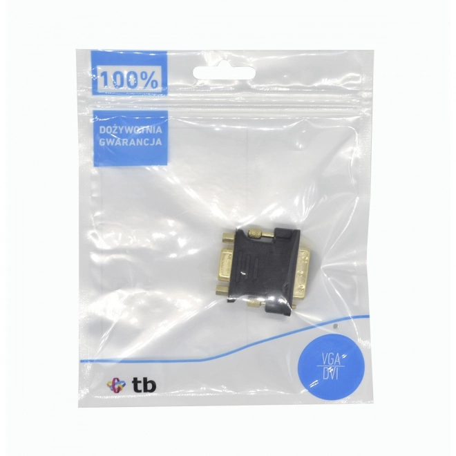Adaptateur DVI M vers VGA F plaqué or