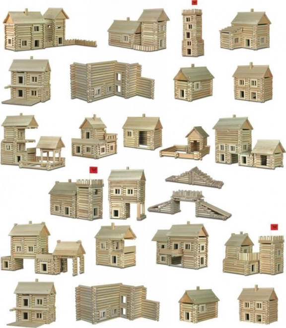 Construction en bois Walachia Vario Massive 209 pièces