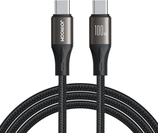 Joyroom Light-Speed câble USB-C vers USB-C 100 W, 1,2 m, noir