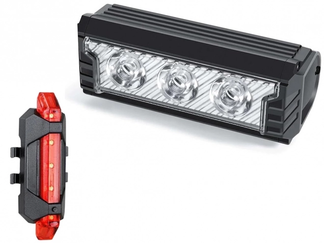 Ensemble de lumières de vélo à LED avec chargement USB