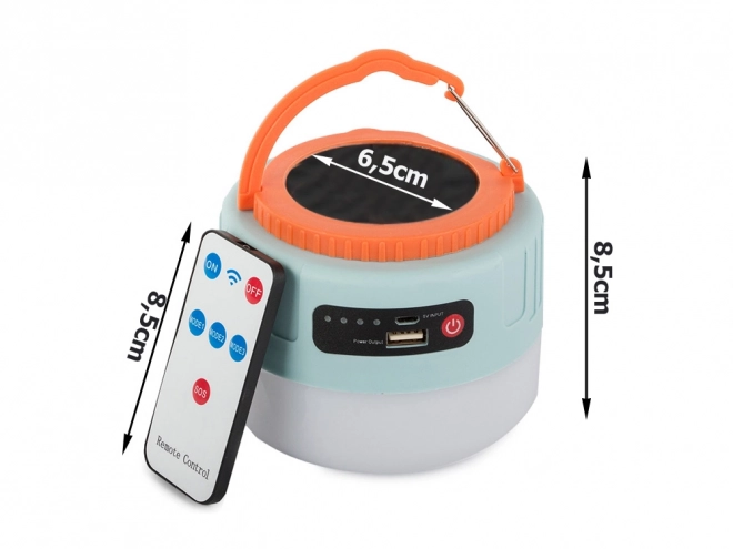 Lampe de camping USB solaire avec télécommande