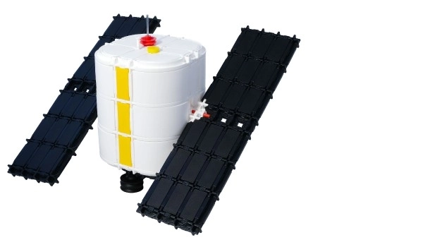 Jeu de construction SEVA ESPACE Satellite plastique 425 pièces en boîte 35x33x5cm