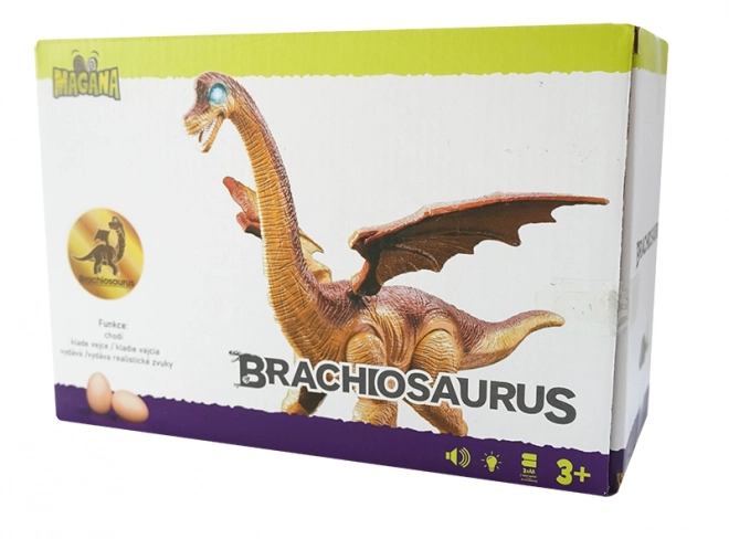 Dinosaure à piles, pond des œufs