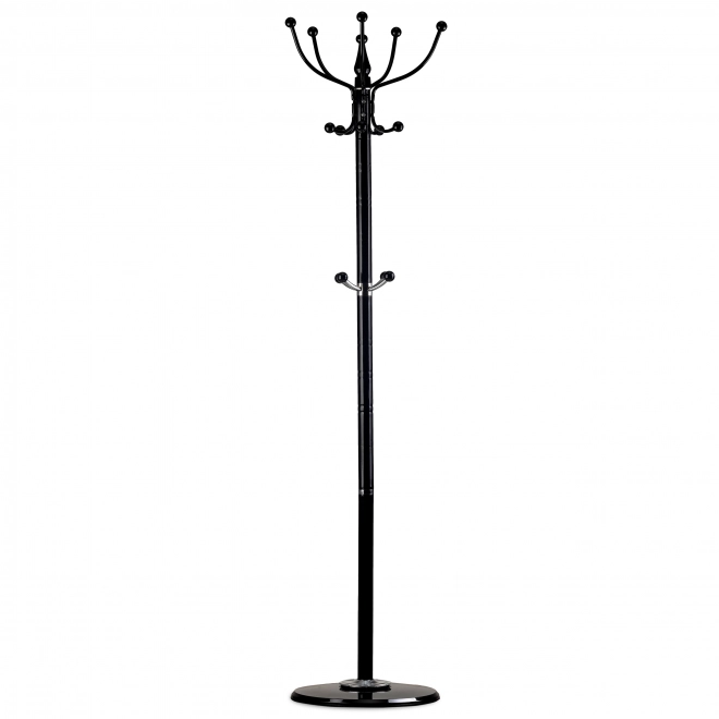 Porte-vêtements porte-manteau base stable noire
