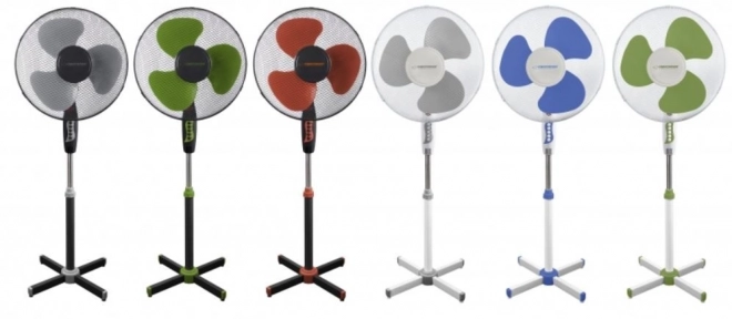 Ventilateur sur pied Hurricane noir-gris