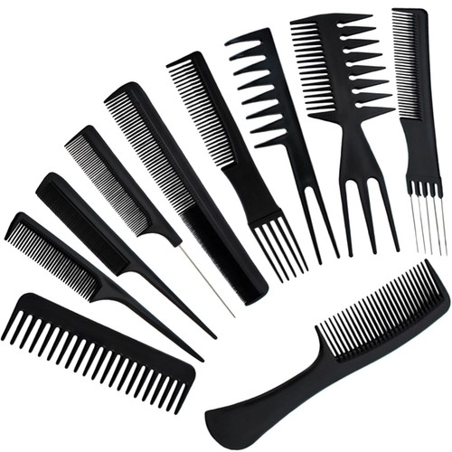 Peignes de coiffure - ensemble de 10 pcs