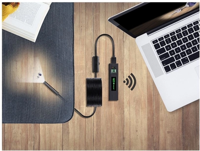 Caméra Endoscopique HardWire 5M 8MM LED WIFI