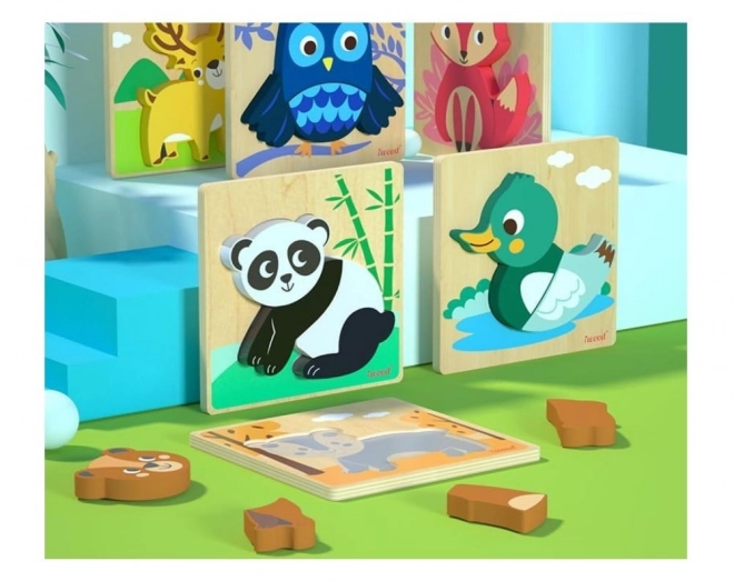 Puzzle Animal en Bois Ours