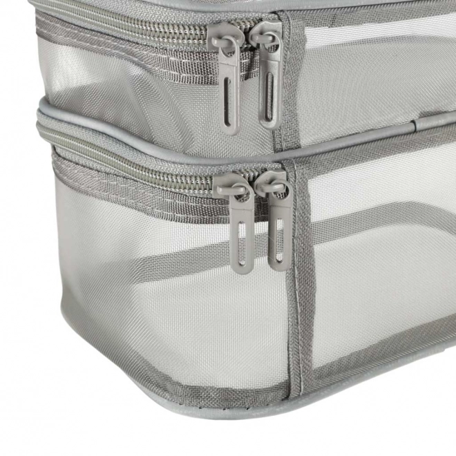 Trousse de toilette de voyage grise