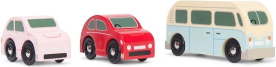 Set de petites voitures rétro en bois Le Toy Van