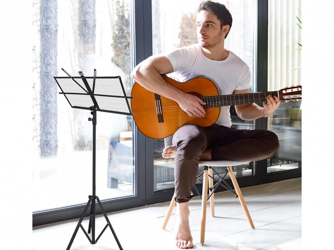 Support de partitions avec structure pliable réglable 130 cm