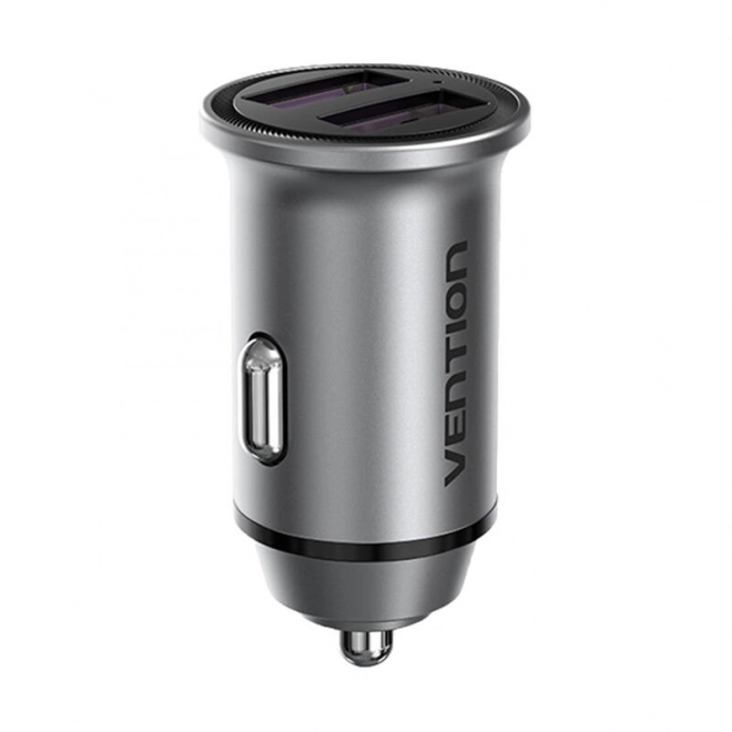 Chargeur de voiture 2x USB Vention 30W Gris