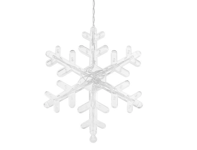 Guirlande lumineuse LED avec flocons et étoiles - 5 m, 138 LED