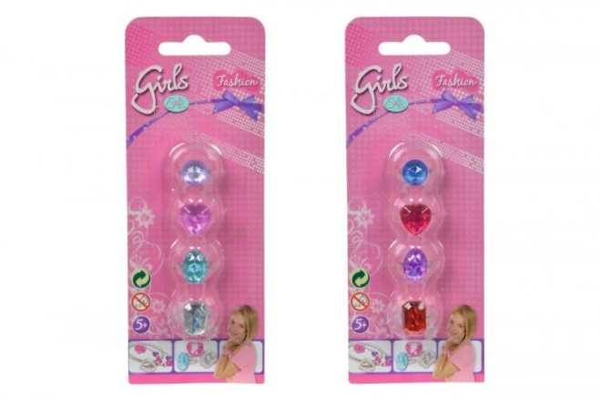 Ensemble de bagues pour filles, 2 types