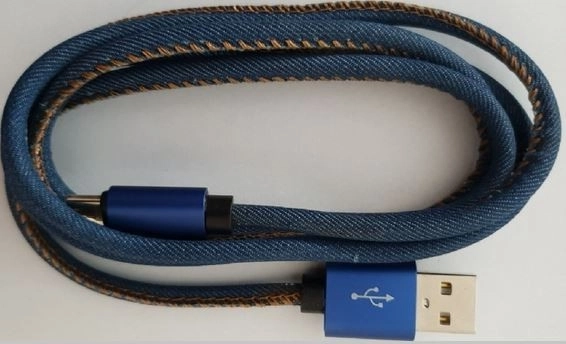 Câble USB 2.0 Type C prémium avec design en jean 1 m