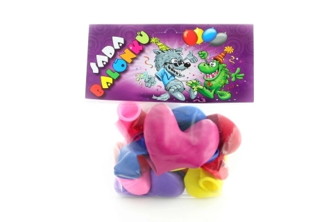 Ballons gonflables en forme de cœur, 7 pièces
