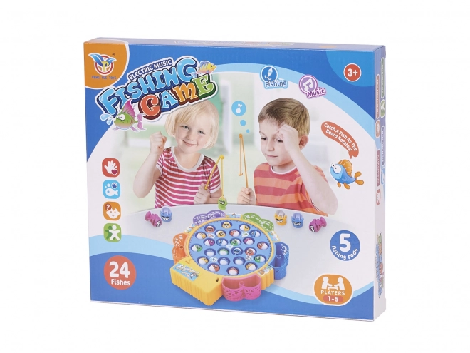 Jeu familial de pêche aux poissons