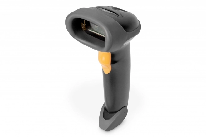 Lecteur de codes-barres à main avec connexion USB et support