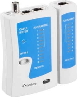 Test universel RJ-45, RJ-11/RJ-12 et coaxial