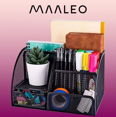 organisateur noir pour bureau