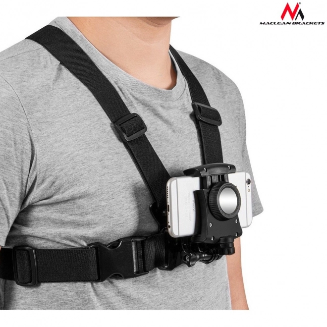 Harnais pectoral sportif pour téléphones et caméras