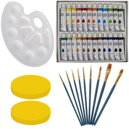 Ensemble de peinture artistique avec valisette et chevalet