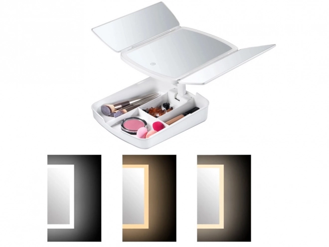 Miroir cosmétique éclairé pour maquillage
