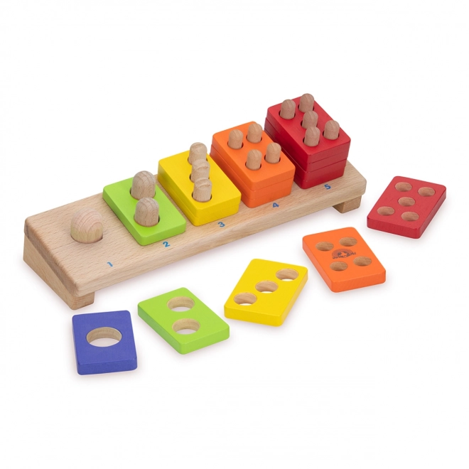 Wonderworld Puzzle en bois chiffres colorés