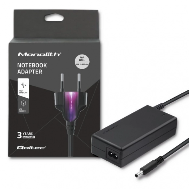 Adaptateur d'alimentation Qoltec pour Dell 65W 19.5V 3.34A