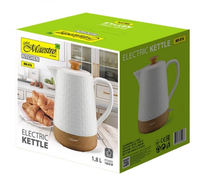 Bouilloire électrique en céramique 1,8l 1800W MR-076