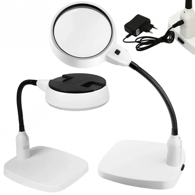 Loupe cosmétique avec éclairage LED