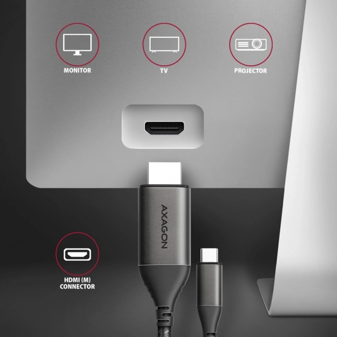 Adaptateur USB-C vers HDMI 4K/60Hz 1,8m
