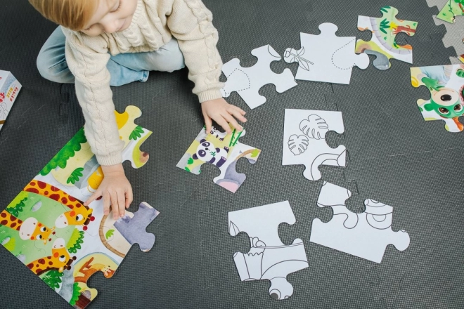 Puzzle recto-verso Treflíci et bébés 15 pièces