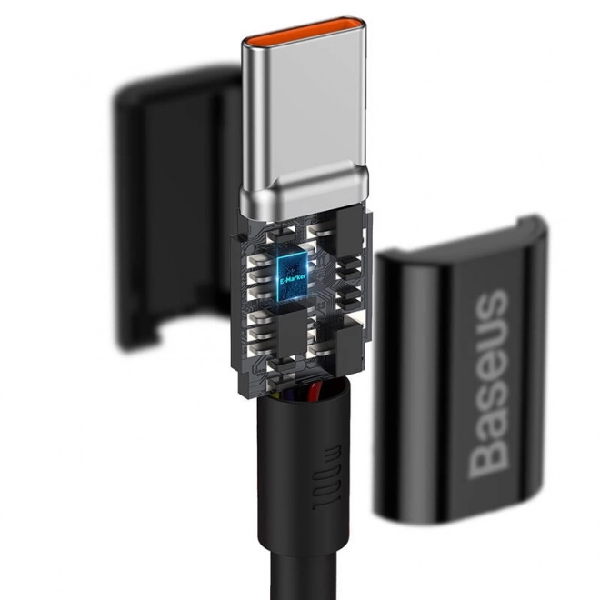 Câble Baseus Série Supérieure USB-C vers USB-C, 100W, 2m (noir)